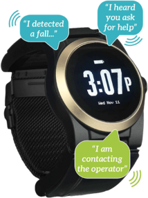 Kanega Watch detecting falls