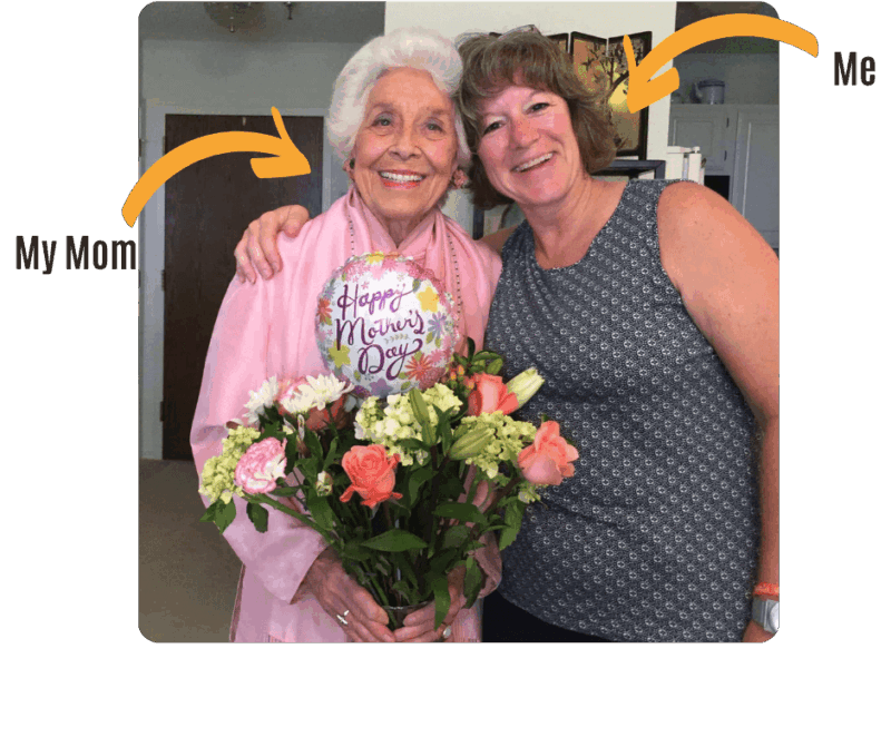 Jean Anne with her mom