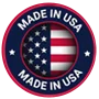 A badge indicating the Kanega Watch is Made in the USA
