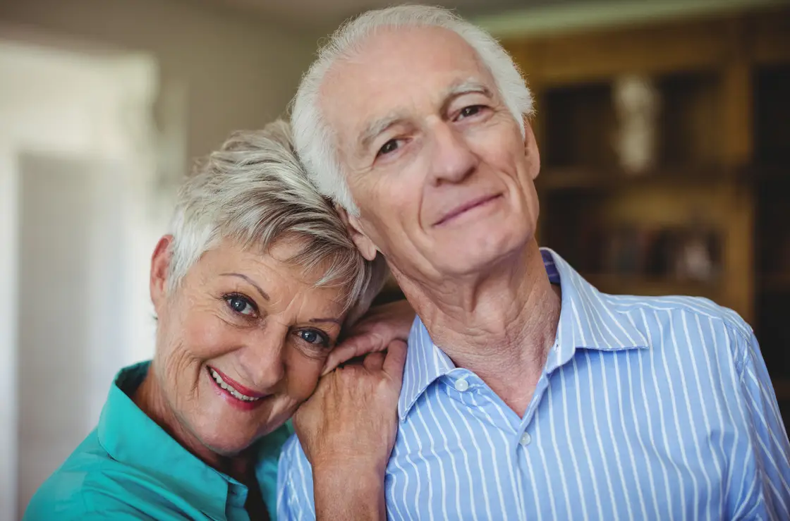 loving couple indoors ready for the future