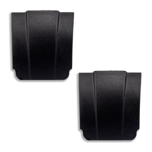 Two Kanega Watch rechargeable batteries shown from the top
