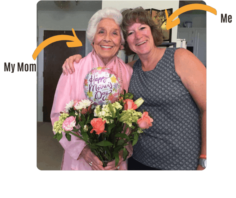 Jean Anne with her mom